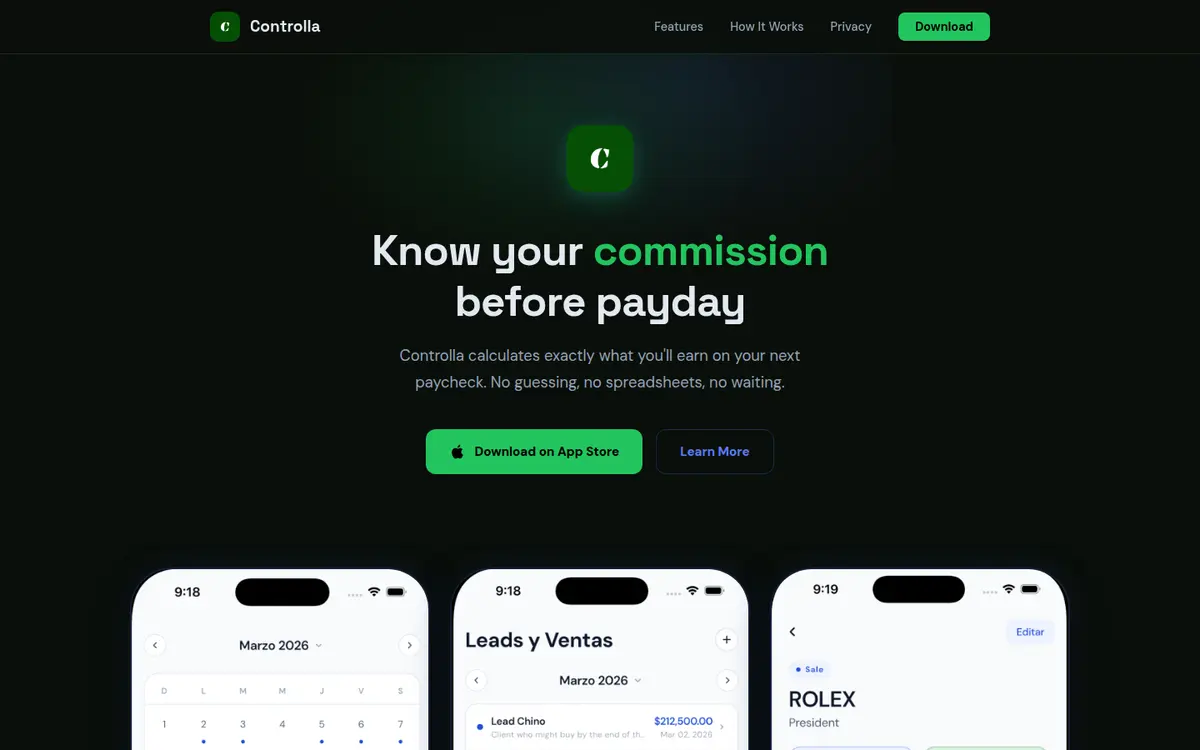 ControllaSales — plataforma